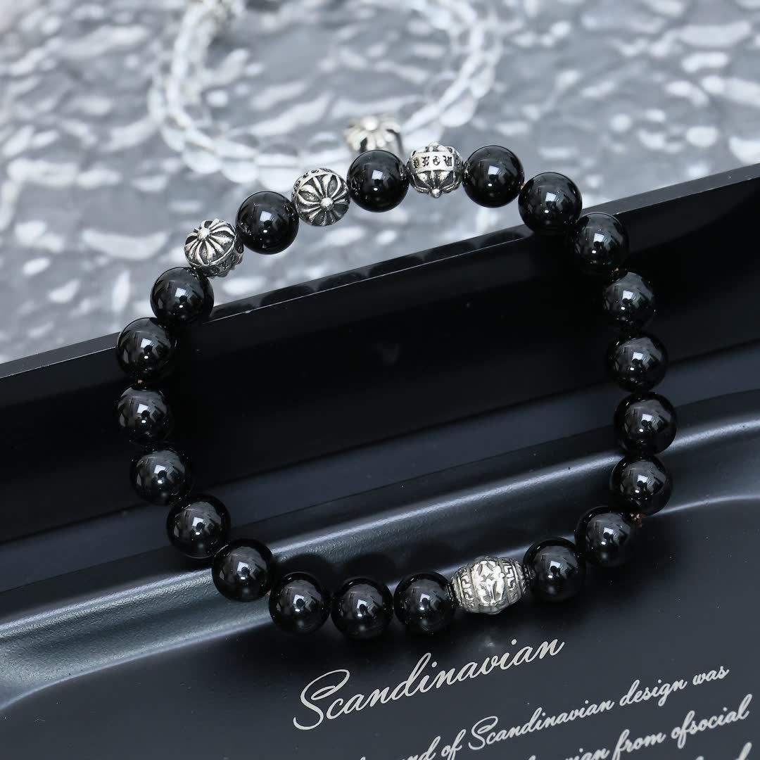 Chrome Hearts Beaded Bracelet Set
